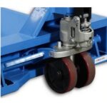 Rollenhubwagen Hydraulik und Lenkräder