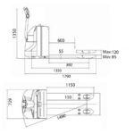SKP2000P Abmessungen